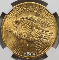 1907 Saint Gaudens Double Eagle Gold $20 MS 63 NGC