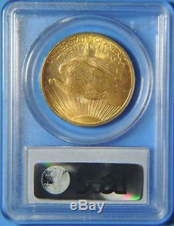 1907 Saint St Gaudens $20 Double Eagle Gold Coin PCGS MS64 BU Uncirculated