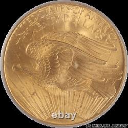 1907 Saint St. Gaudens $20 Gold Double Eagle PCGS MS65