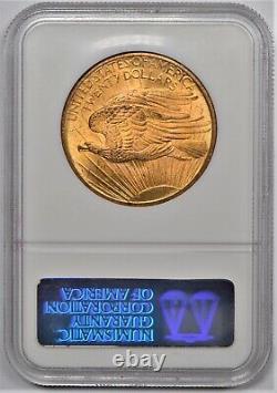 1907 St. Gaudens Gold Double Eagle $20 Ngc Ms 64 Cac