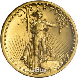 1907 US Gold $20 High Relief St Gaudens Double Eagle Flat Edge PCGS MS64 CAC