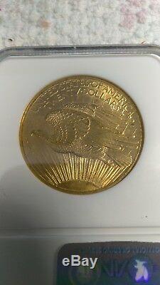1907 US Gold $20 Saint-Gaudens Double Eagle NGC MS63