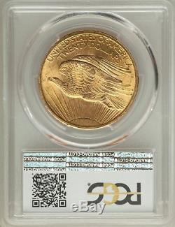 1907 US Gold $20 Saint Gaudens Double Eagle PCGS MS64+