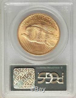 1907 US Gold $20 Saint Gaudens Double Eagle PCGS MS65