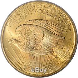 1907 US Gold $20 Saint-Gaudens Double Eagle PCGS MS66