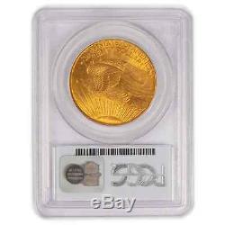 1907 to 1927 $20 St. Gaudens Gold Double Eagle PCGS MS63 Random Year