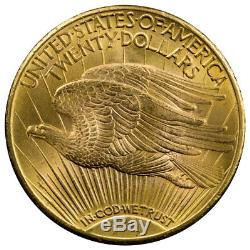 1908-1933 Random Date With Motto $20 Gold Saint-Gaudens Double Eagle BU SKU32197