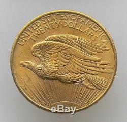 1908 $20 Dollar Saint-gaudens Double Eagle Gold Coin No Motto