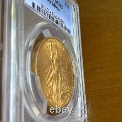 1908 $20 Gold Double Eagle St. Gaudens PCGS MS 63 No Motto