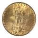 1908 $20 Gold Saint Gaudens Double Eagle No Motto PCGS MS65+