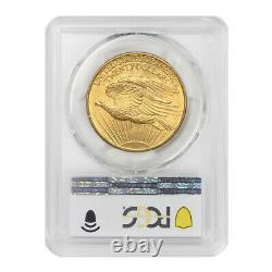 1908 $20 Gold Saint Gaudens Double Eagle PCGS MS65 No Motto Philadelphia coin
