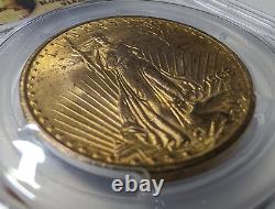 1908 $20 Gold Saint Gaudens Double Eagle PCGS MS65? No Motto Rough Rider Hoard