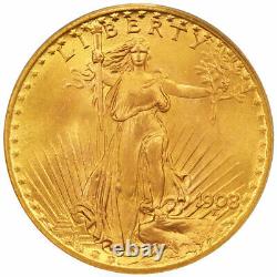 1908 $20 Gold Saint Gaudens PCGS MS67 Double Eagle 692861