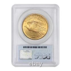 1908 $20 Gold Saint Gaudens PCGS MS68 No Motto WF PQ Approved Double Eagle Coin