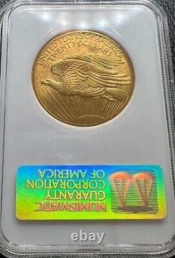 1908 $20 Gold St. Gaudens Double Eagle No Motto NGC MS62 Old Fatty Holder