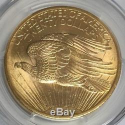 1908 $20 Gold St. Gaudens Double Eagle PCGS MS62 No Motto