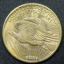 1908 $20 Gold St. Gaudens Double Eagle Philadelphia