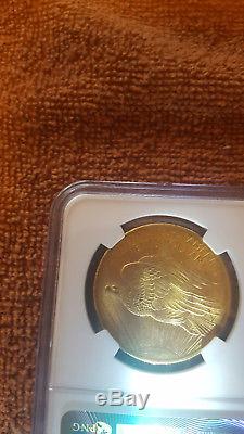 1908 $20 Ngc Ms 65 Wells Fargo Pedigree Saint Gaudens Double Eagle Beautiful