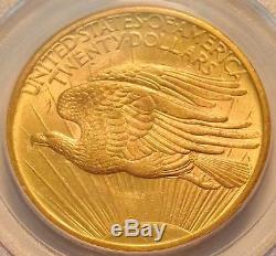 1908 $20 PCGS MS 65 Gold St Gaudens Double Eagle, GEM Uncirculated Saint Twenty