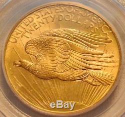 1908 $20 PCGS MS 65 Gold St Gaudens Double Eagle, GEM Uncirculated Saint Twenty