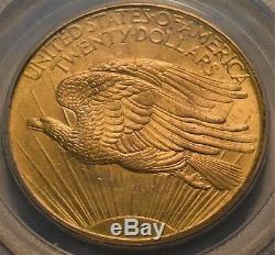 1908 $20 PCGS MS 66 Gold St. Gaudens Double Eagle, OGH GEM+ Uncirculated Saint