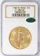 1908 $20 Saint Gaudens Gold Double Eagle Coin NGC MS64 CAC