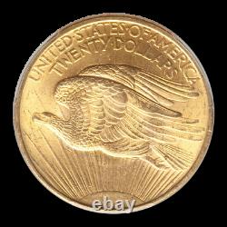 1908 $20 Saint-Gaudens Gold Double Eagle MS-65+ PCGS (No Motto) SKU#195683