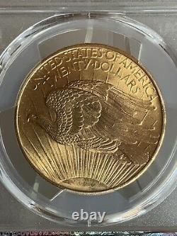 1908 $20 Saint Gaudens Gold Double Eagle NM PCGS MS65! 43340905