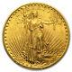 1908 $20 Saint-Gaudens Gold Double Eagle withMotto AU SKU #66625