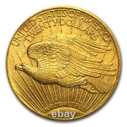 1908 $20 Saint-Gaudens Gold Double Eagle withMotto AU SKU #66625
