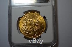1908 $20 Saint Gaudens MS66 No Motto Double Eagle Gold Coin MS 66 NGC FreeShip