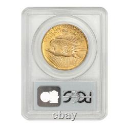 1908 $20 Saint Gaudens PCGS MS63 NM No Motto Gold Double Eagle Philadelphia coin
