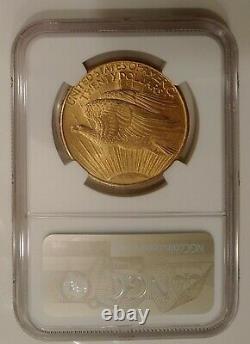1908 $20 Saint Gaudens Us Gold Double Eagle Ngc Ms63 No Motto Pre-1933
