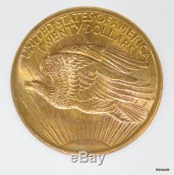 1908 $20 St. Gaudens Nm Gold Double Eagle Ngc Ms-65 Wells Fargo Hoard Nevada