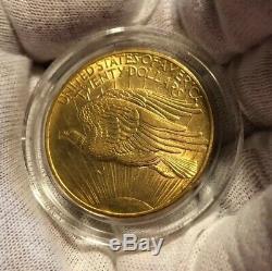1908-D $20 GOLD Double Eagle St Gaudens BU CONDITION! RARE DATE