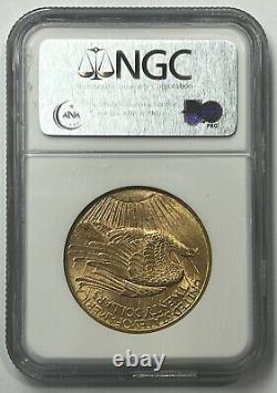 1908-D $20 Saint Gaudens Gold Double Eagle No Motto Pre 33 NGC MS63 Amazing PQ