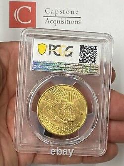 1908-D $20 Saint Gaudens Gold Double Eagle No Motto Pre 33 PCGS MS64 Amazing PQ
