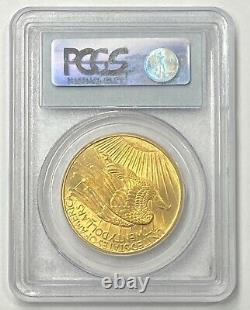 1908-D $20 Saint Gaudens Gold Double Eagle No Motto Pre 33 PCGS MS64 Blazing