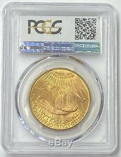1908-D $20 Saint Gaudens Gold Double Eagle Pre-1933 With Motto PCGS MS64+