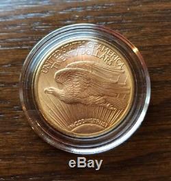 1908-D Gold Double Eagle With Motto Gem Condition. St Gaudens $20 Piece