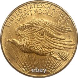 1908-D St. Gaudens $20 Gold Double Eagle PCGS MS63 No Motto Nice Original Coin