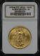 1908 Double Eagle $20 Gold St. Gaudens N/M Wells Fargo Nevada Gold NGC MS-66