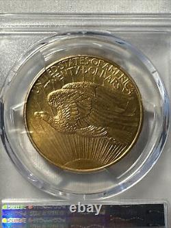 1908 Gold $20 Saint-Gaudens Double Eagle No Motto Uncirculated Detail Cleaned
