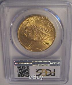 1908 NM $20 St Gaudens PCGS MS66 GEM Philadelphia Gold Double Eagle