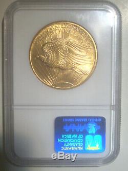 1908 NO Motto WELLS FARGO $20 GOLD NGC MS67 St. GAUDENS DOUBLE Eagle Dollar