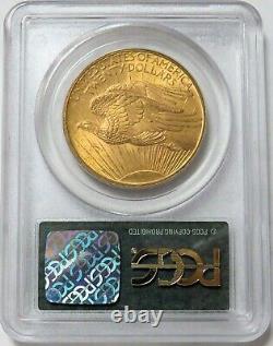 1908 Nm Gold $20 St. Gaudens Double Eagle Green Label Pcgs Ms 64
