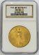 1908 Nm Gold USA $20 Saint Gaudens Double Eagle No Motto Coin Ngc Mint State 64