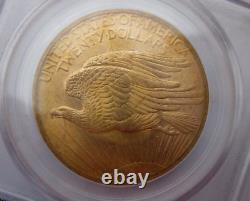 1908 Nm Wells Fargo New Gold $20 Gold Saint Gaudens Double Eagle Ms-66+ Nice