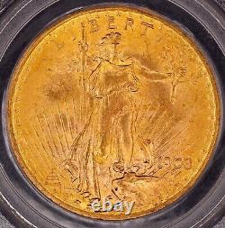 1908 No Motto $20 Gold Saint Gaudens Double Eagle PCGS MS65 Lustrous PQ