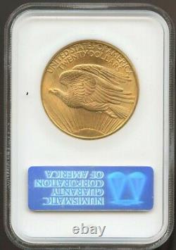 1908 No Motto $20 Gold St. Gaudens Double Eagle MS 64 CAC NGC, Old FATTY NGC